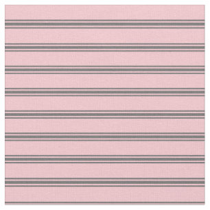 Pink and Dim Gray Lines Pattern Fabric
