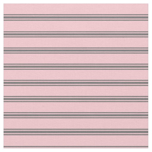 Pink and Dim Gray Lines Pattern Fabric
