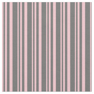 Pink and Dim Gray Lines/Stripes Pattern Fabric