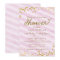 Pink and Gold Baby Shower Invitation
