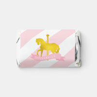 Pink and Gold Carousel Horse Birthday Party