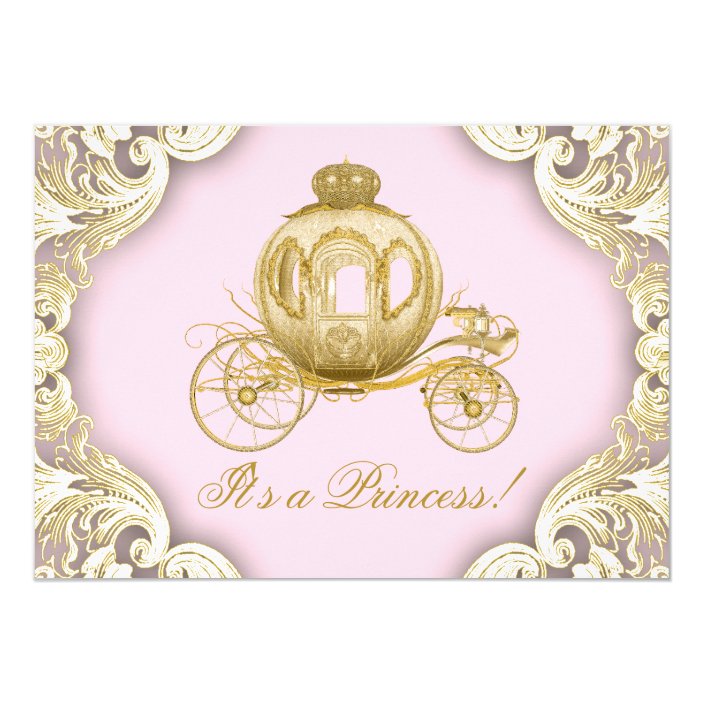 pink and gold royal princess baby shower
