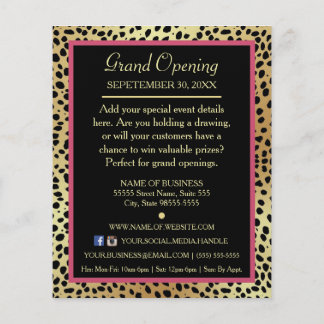 boutique grand opening flyer