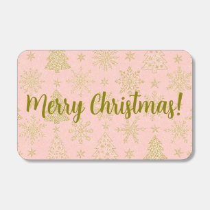 Pink and Gold Christmas  Matchboxes
