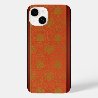 Pink And Gold Floral Pattern Case-Mate iPhone 14 Case