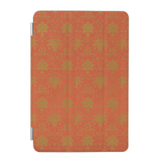 Pink And Gold Floral Pattern iPad Mini Cover