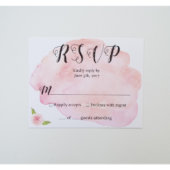 Pink And Gold Floral Wedding Invitation (Top)