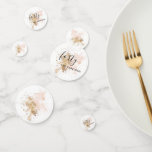 Pink And Gold Forty 40th Birthday Confetti<br><div class="desc">These 40th Birthday confetti feature a pink and gold watercolor splash and a modern chic font combination. With their girly vibes, they are perfect for the modern chic woman. Do you need it for a different age? No problem, it can be personalized by clicking the "PERSONALIZE" button and you can...</div>