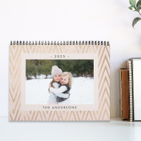 Pink and Gold Geometric Pattern 2025 Photo