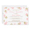 Pink and Gold Glitter Baby Sprinkle Invitations