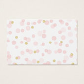 Pink and Gold Glitter Confetti Books For Baby (Back)