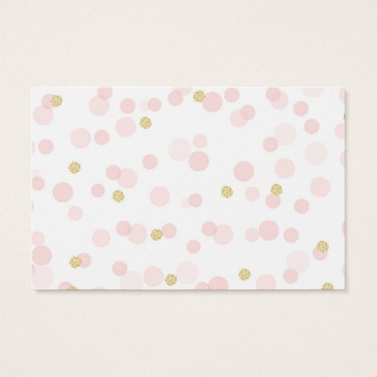 Pink and Gold Glitter Confetti Books For Baby (Back)