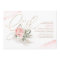 Pink and Gold Its A Girl Floral Boho Baby Shower