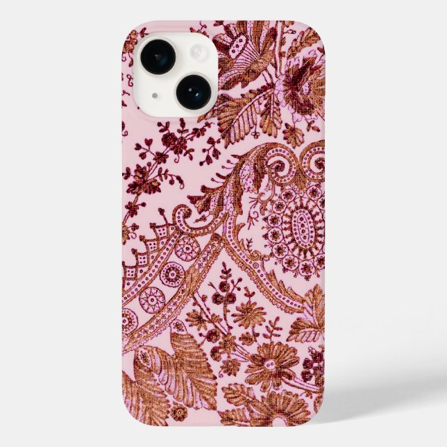 Pink And Gold Lace  Case-Mate iPhone Case (Back)