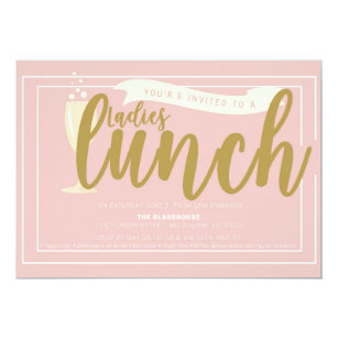 Ladies Lunch Invitations | Zazzle