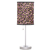 Pink and Gold Leopard Series Design 15 Table Lamp (Right)