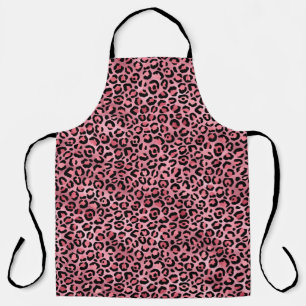 Pink and Gold Leopard Series Design 2 Apron