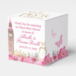Pink and Gold Once Upon a Time Princess Favor Box