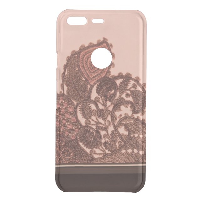 Pink And Gold Paisley  Uncommon Google Pixel Case (Back)