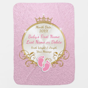 pink fleece baby blankets