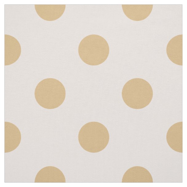Pink and Gold Polka Dot Textile Fabric Zazzle