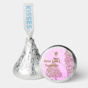 Pink and Gold Princess Fairytale Birthday Hershey®'s Kisses®
