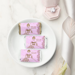 Pink and Gold Princess Fairytale Birthday Hershey's Miniatures