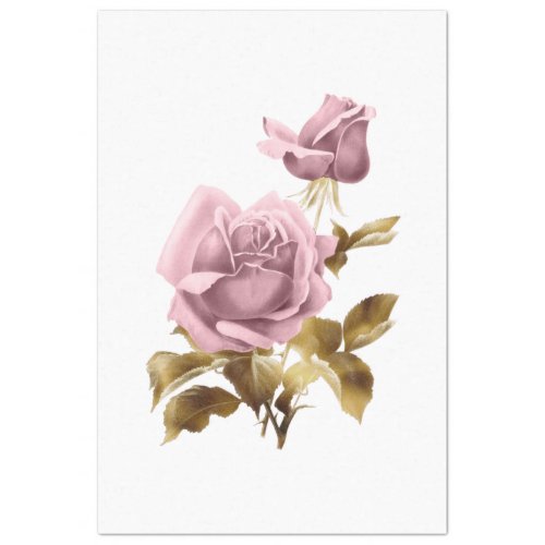 Pink and Gold Steampunk Series Design 10 Tissue Paper