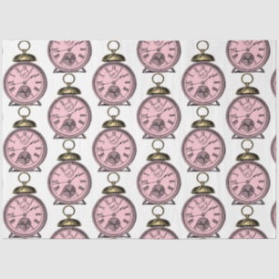 Pink and Gold Steampunk Series Design 34 Tissue Paper