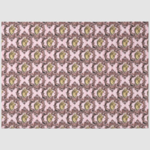 Pink and Gold Steampunk Series Design 44 Tissue Paper