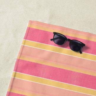 Pink and Gold Stripe 