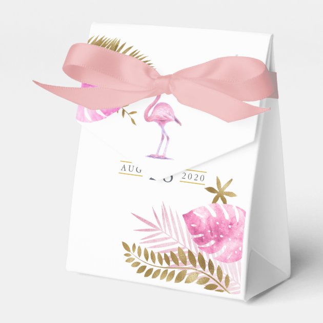 flamingo baby shower favors