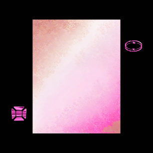 Pink and Gold Watercolor Scrapbook Paper