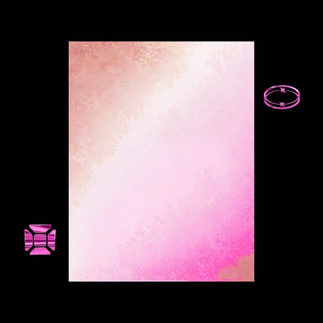 Pink and Gold Watercolor Scrapbook Paper (Creator Uploaded)