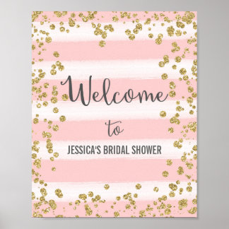 pink_and_gold_welcome_poster_print r3fb3123058254dbd9d7fef42a9a143ed_wva_8byvr_324