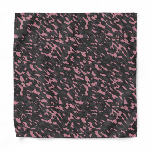 pink and gray camo abstract bandana