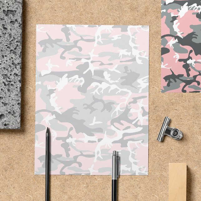 Pink and Gray Camouflage, Military, Army Flyer (Creator Uploaded)