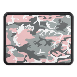 Pink and Gray Camouflage, Military, Army Hitch Cover