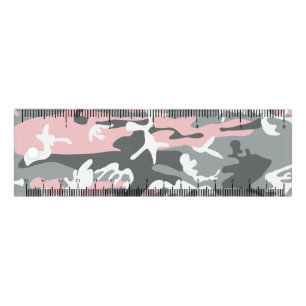 Pink and Gray Camouflage, Military, Army Ruler