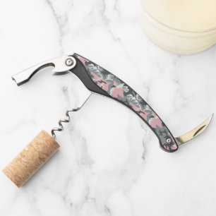 Pink and Gray Camouflage, Military, Army Waiter's Corkscrew
