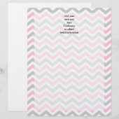 Pink and gray chevron (Front/Back)