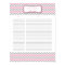 Pink and Gray Chevron Shower Gift List
