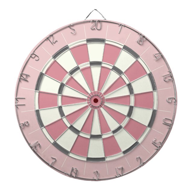 Pink and Gray Dartboard (Front)