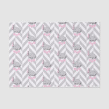 Pink and Gray Elephant Baby Shower
