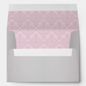 Pink and Gray Envelope for 5"x7" Size Products (Back (Bottom))