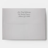 Pink and Gray Envelope for 5"x7" Size Products (Back (Top Flap))