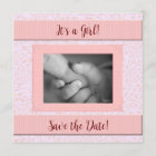 Pink and Gray Girl Baby Shower