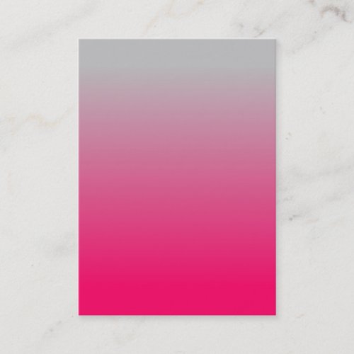 Pink and Gray Gradient Business Card Template