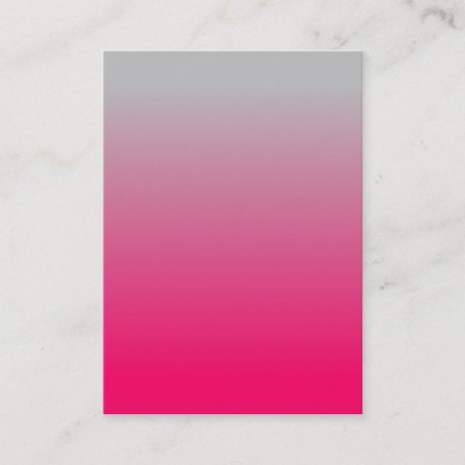 Customizable Pink and Gray Gradient Business Card Template