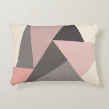 Pink and Gray Mid-century Modern Geometric